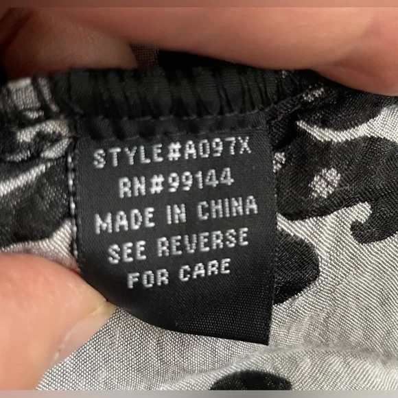 Laps Women Dress Black Gray Sleeveless S-M - Picture 7 of 9